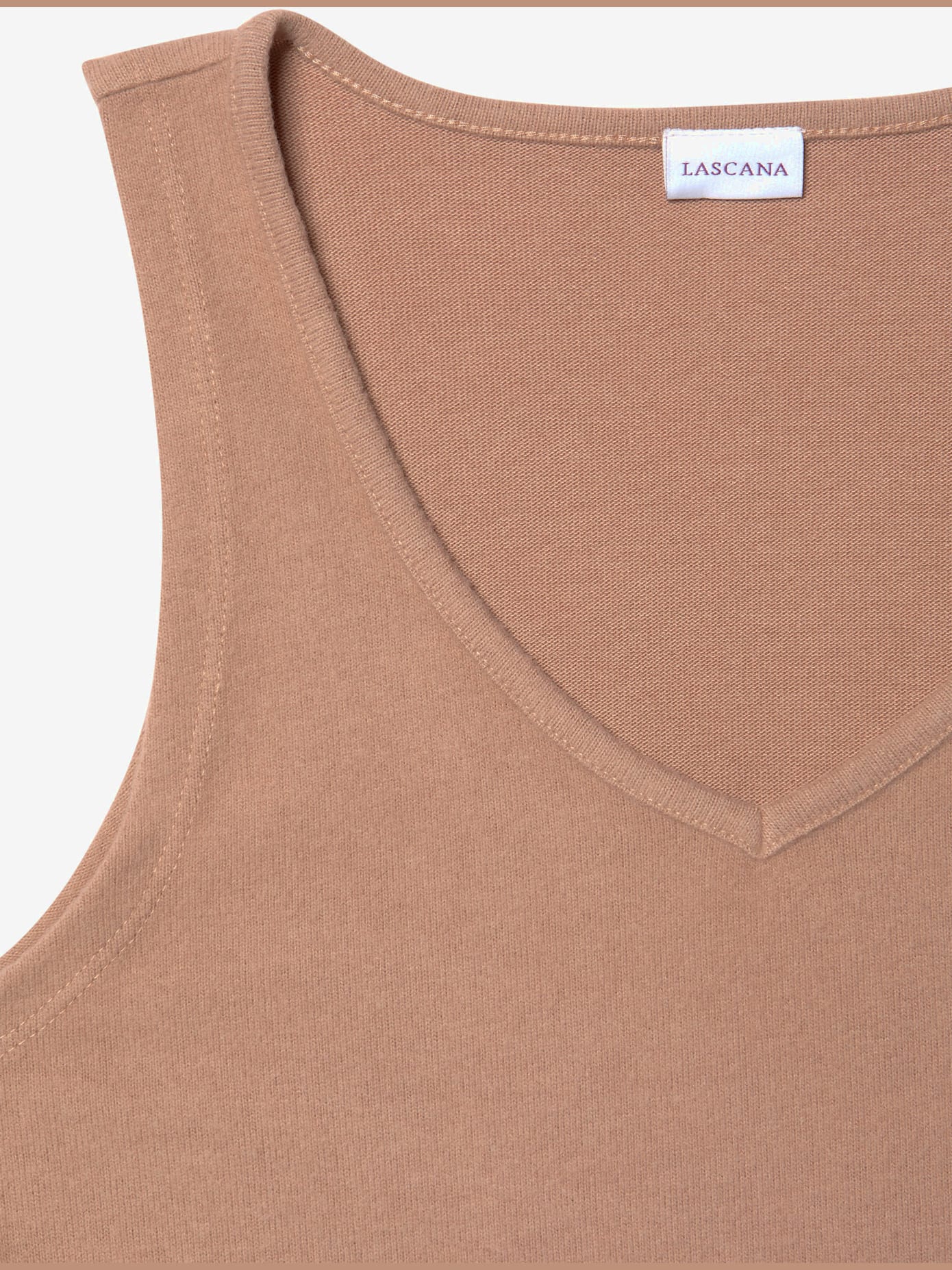 Débardeur en tricot débardeur uni avec larges bretelles