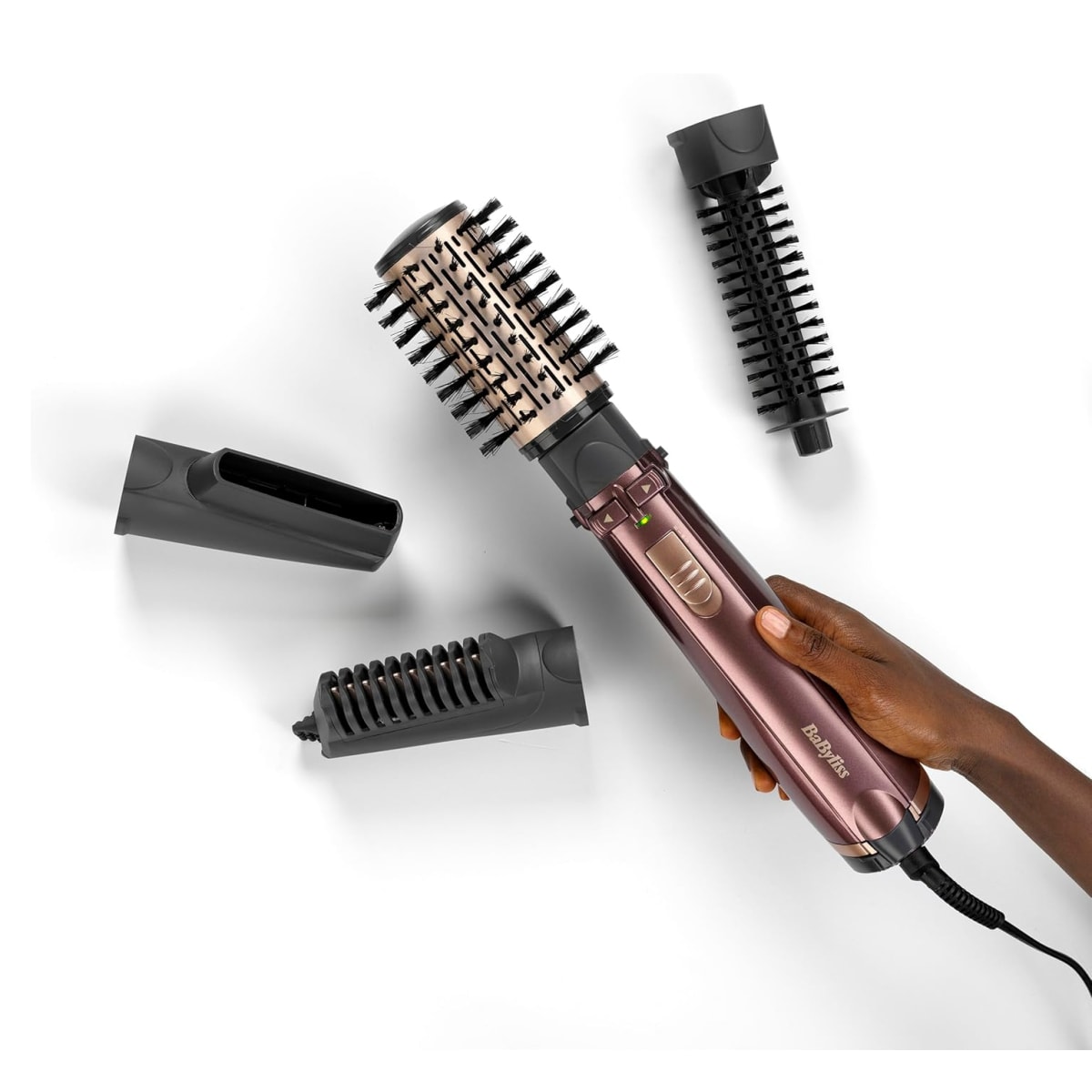 BaByliss Beliss Big Hair 1000W 4-in-1 Heißluftstyler, Grau