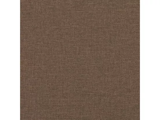 Ensemble de canapés 2 pcs avec coussins marron tissu