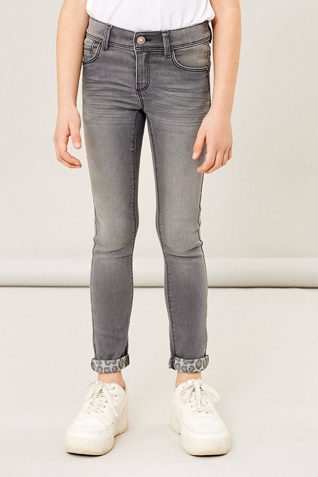 NAME IT skinny jog denim NKFPOLLY medium grey denim