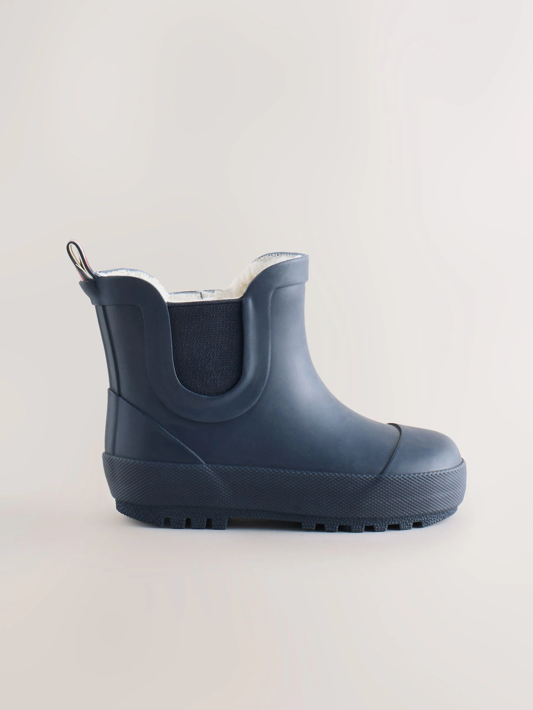 Marineblauw - Warme gevoerde enkellaarzen