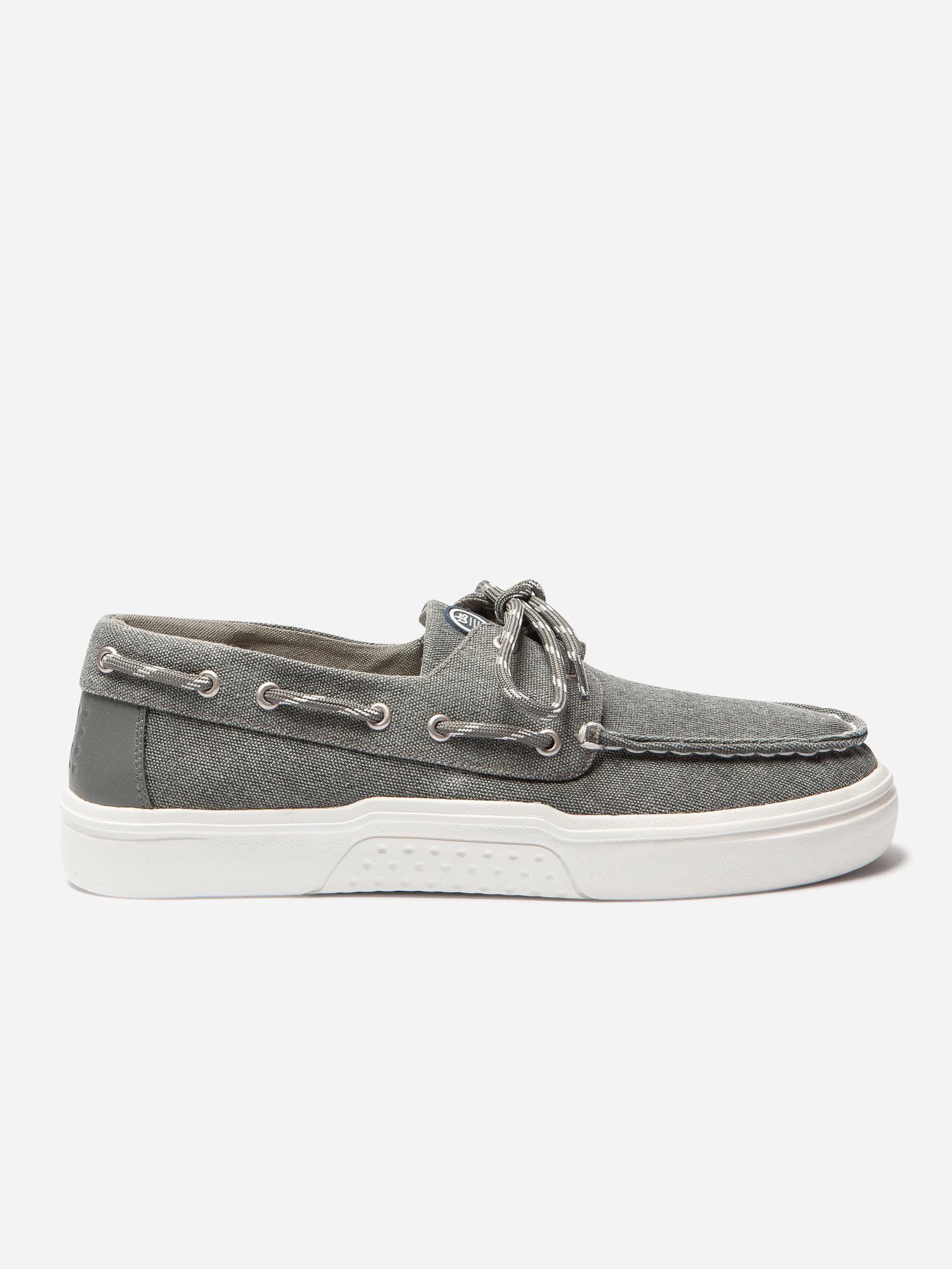 Tennis Homme Esprit Nautique Textile Gris