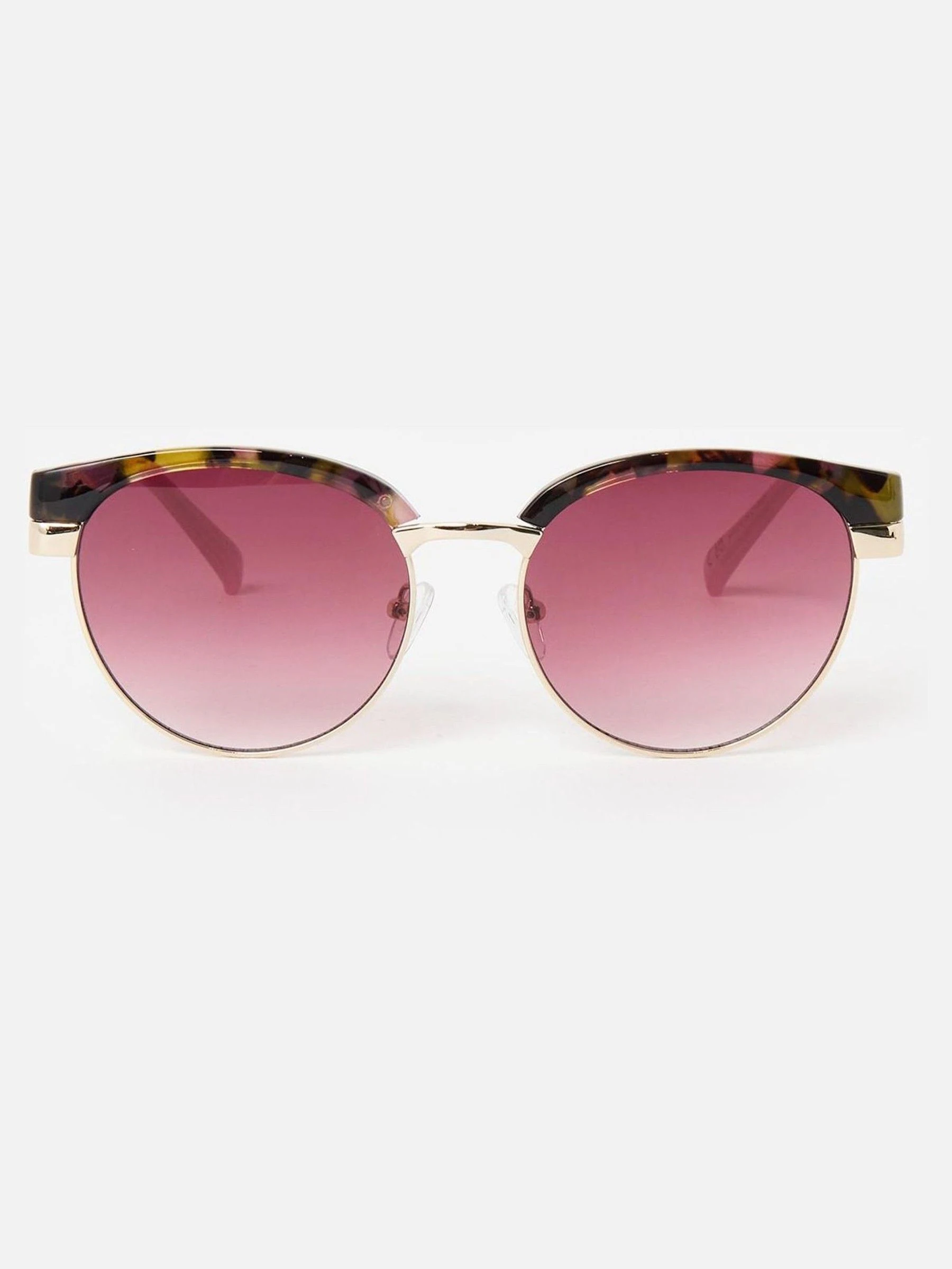 Oliver Bonas Faux Tortoiseshell Clubmaster Sunglasses