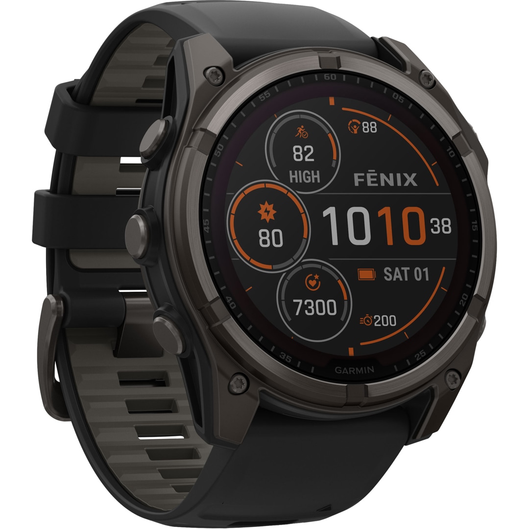 Garmin Fenix 8 - 51mm SOLAR Sapphire Graphit / Carbongrau