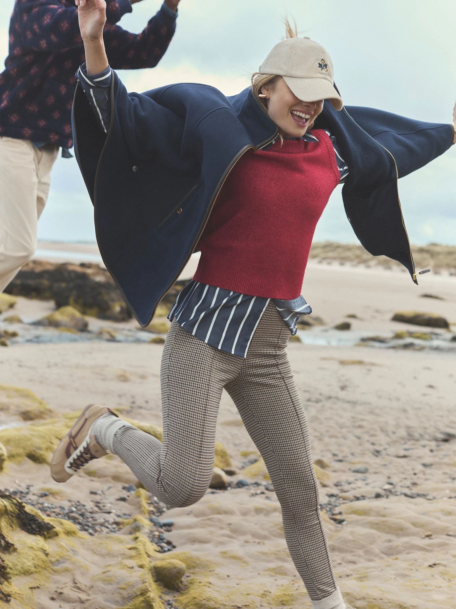 Joules Heritage Fleece Longline Cape