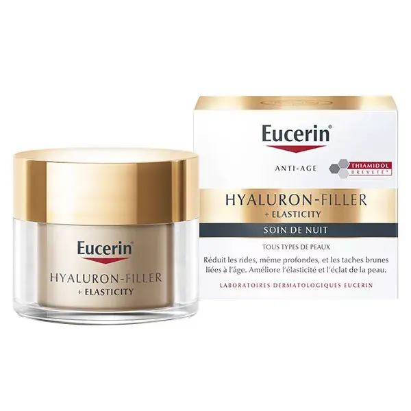 Creme Noturno Antienvelhecimento Eucerin Hyaluron-Filler + Elasticity 50ml
