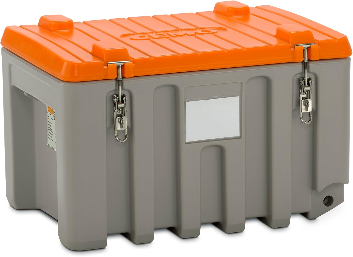 CEMO 10330 'CEM' Box, grau/orange, 150 L