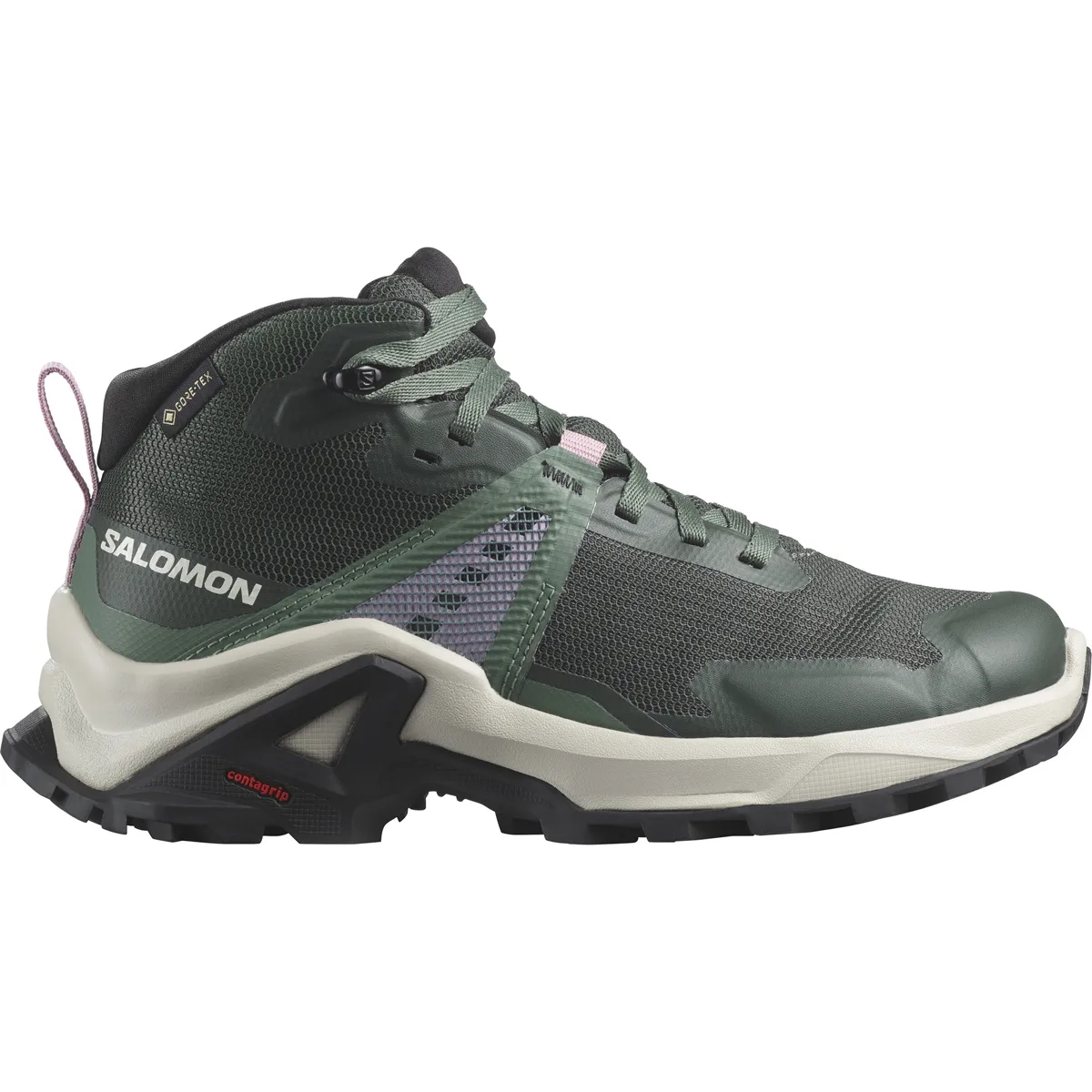Salomon X Raise Mid Gore-Tex Urban Chic / Rainy Day / Pink Lavender