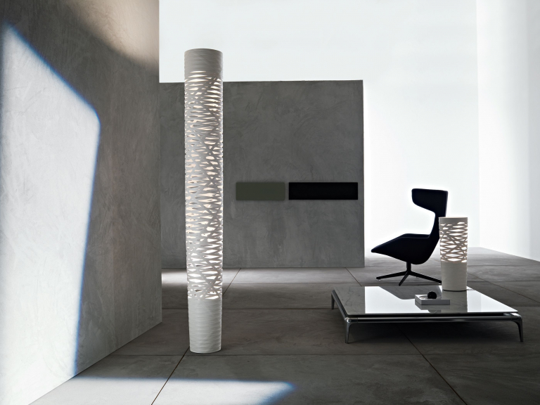 Foscarini Tress Grande vloerlamp LED greige