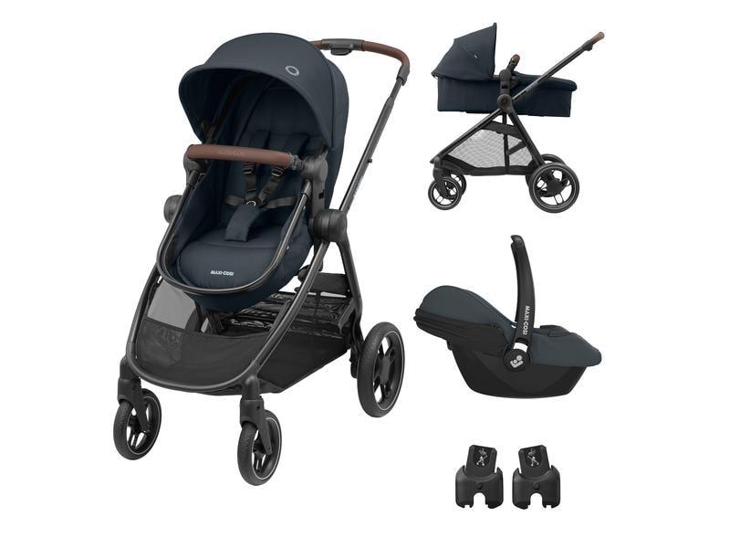 MAXI-COSI Kinderwagenset Zelia3 Graphite Set Zelia3 und Cabirofix i-Size