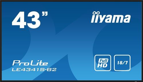 iiyama ProLite LE4341S-B2 - 43 Inch - IPS - Full HD - 18/7 werktijd - 350 cd/m²