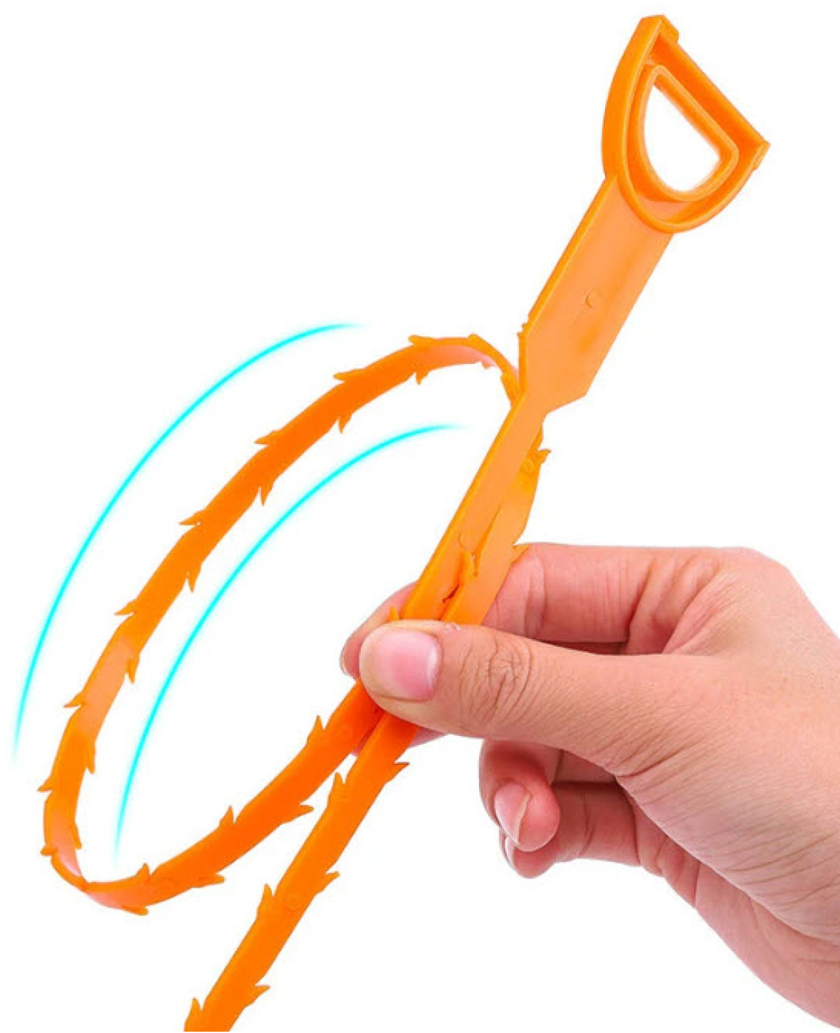 (3er Set) Abflussreiniger Stab Verstopfungs Entferner in Küche / Bad - Orange