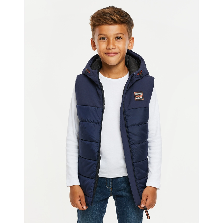 Threadboys Weste Gillet Bowie Padded Navy
