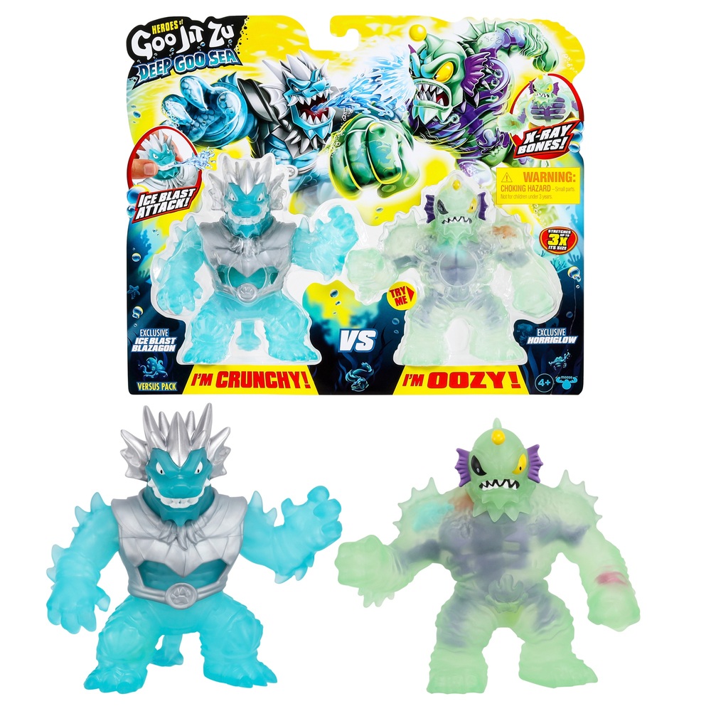 Heroes of Goo Jit Zu Deep Goo Sea Blazagon vs Horriglow 2er-Pack