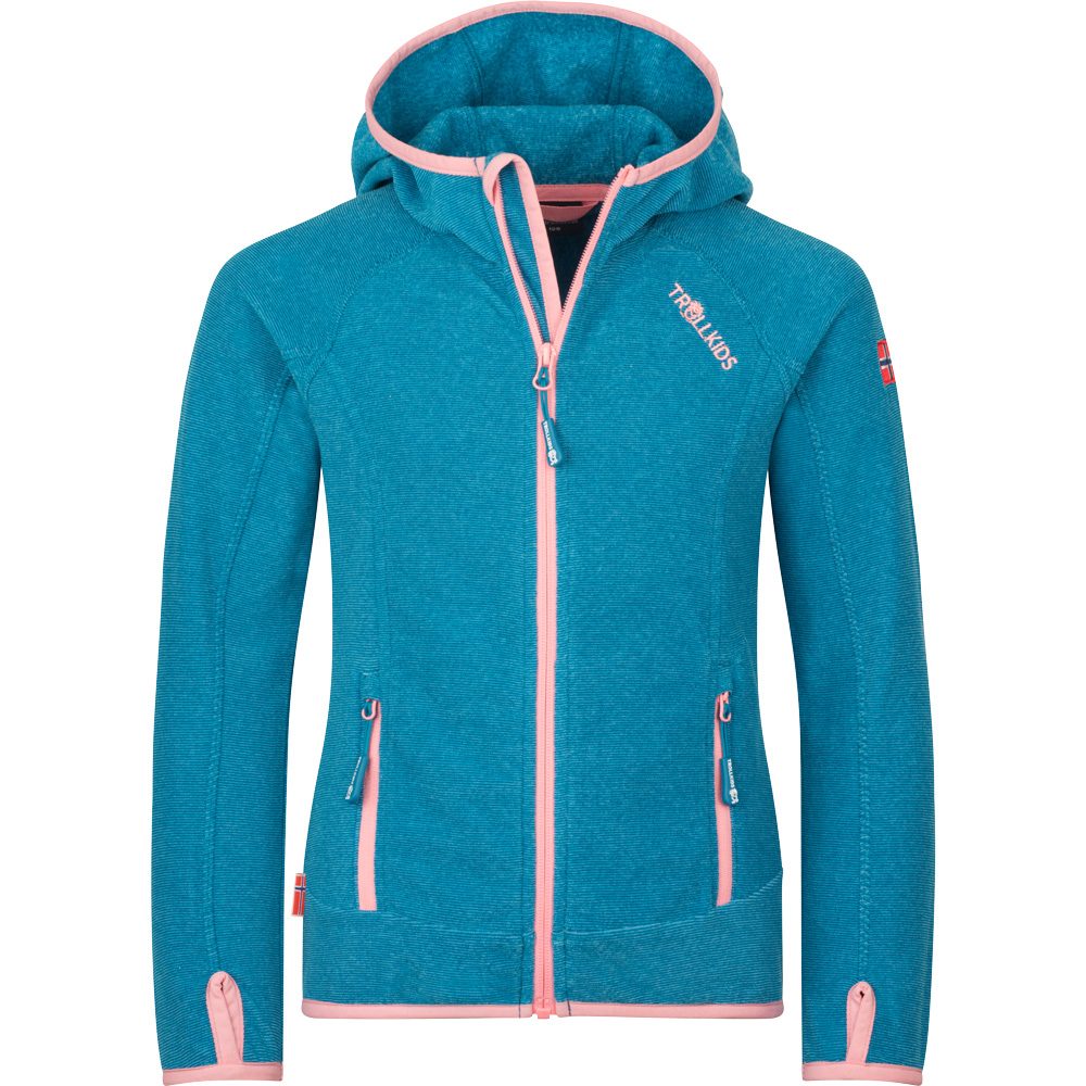Trollkids Sandefjord Fleecejacke Mädchen harbor blue