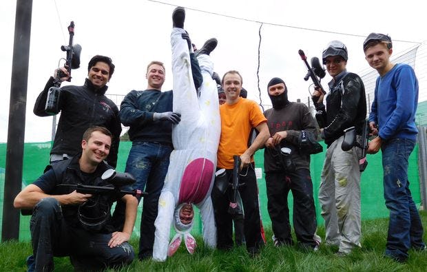 Paintball spielen am Biggesee als Geschenk