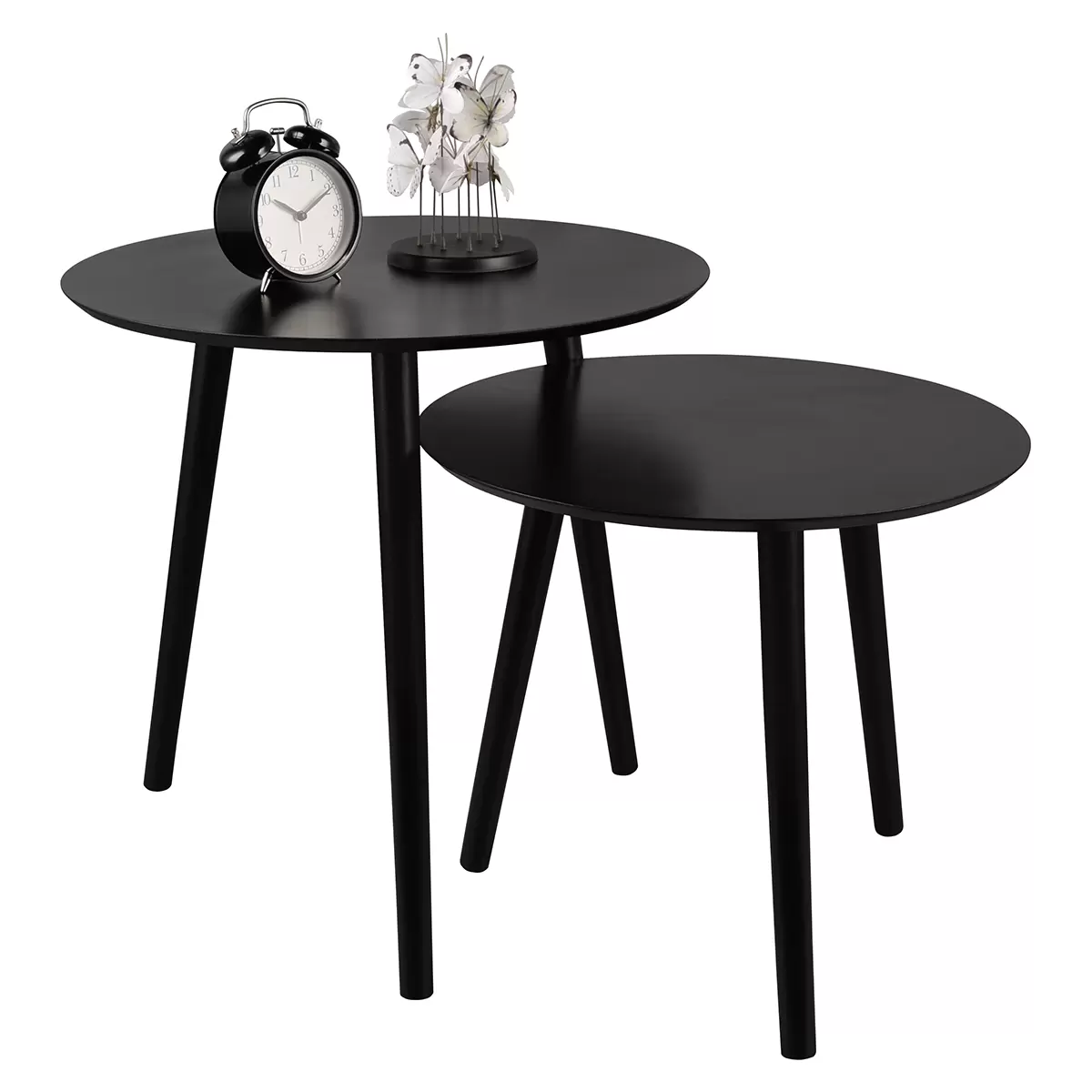 Beistelltisch 2er Set Vilma Schwarz