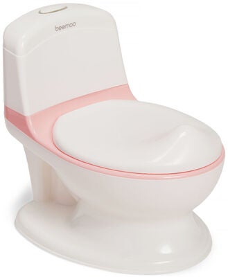 Beemoo CARE Toalettpotte med Lyd, White/Pink