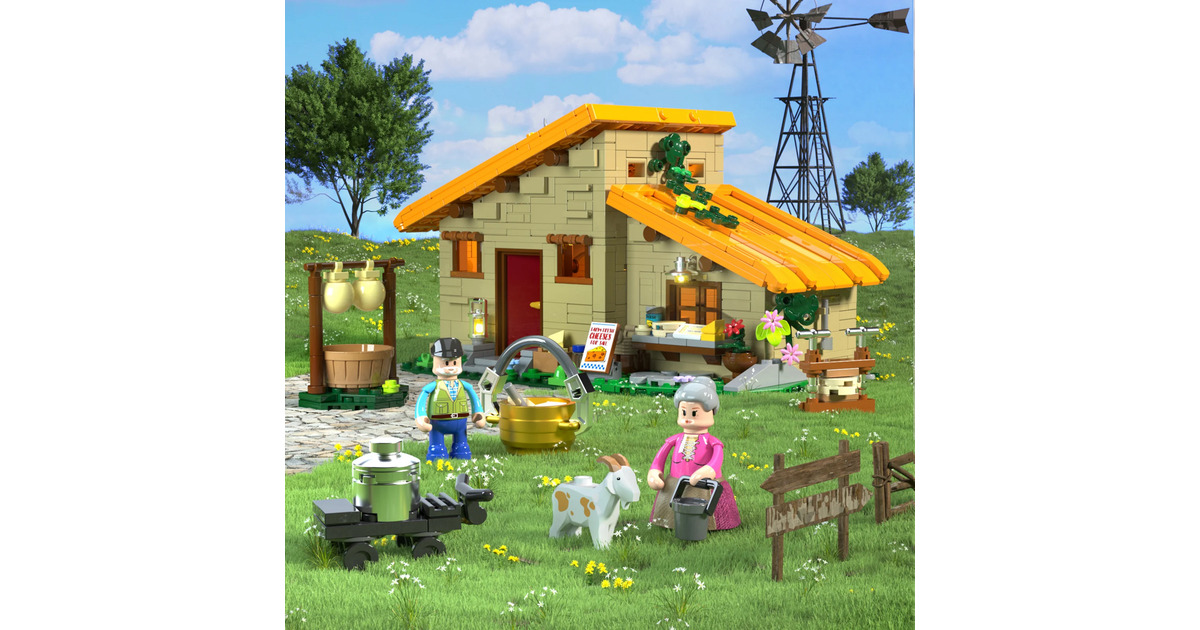 LumibricksFarm Life - Farmstead Cheese House Constructiespeelgoed  (F9049)