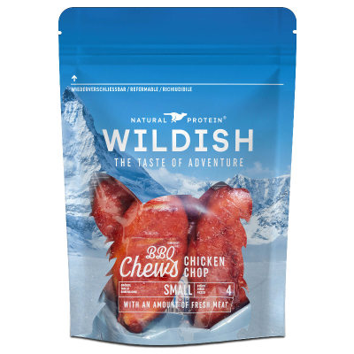 Wildish Dog BBQ Chews Chicken Chop S 4Stk.