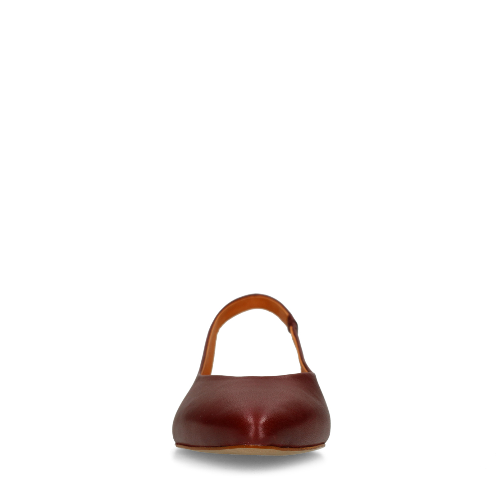 Bordeaux rode leren slingbacks