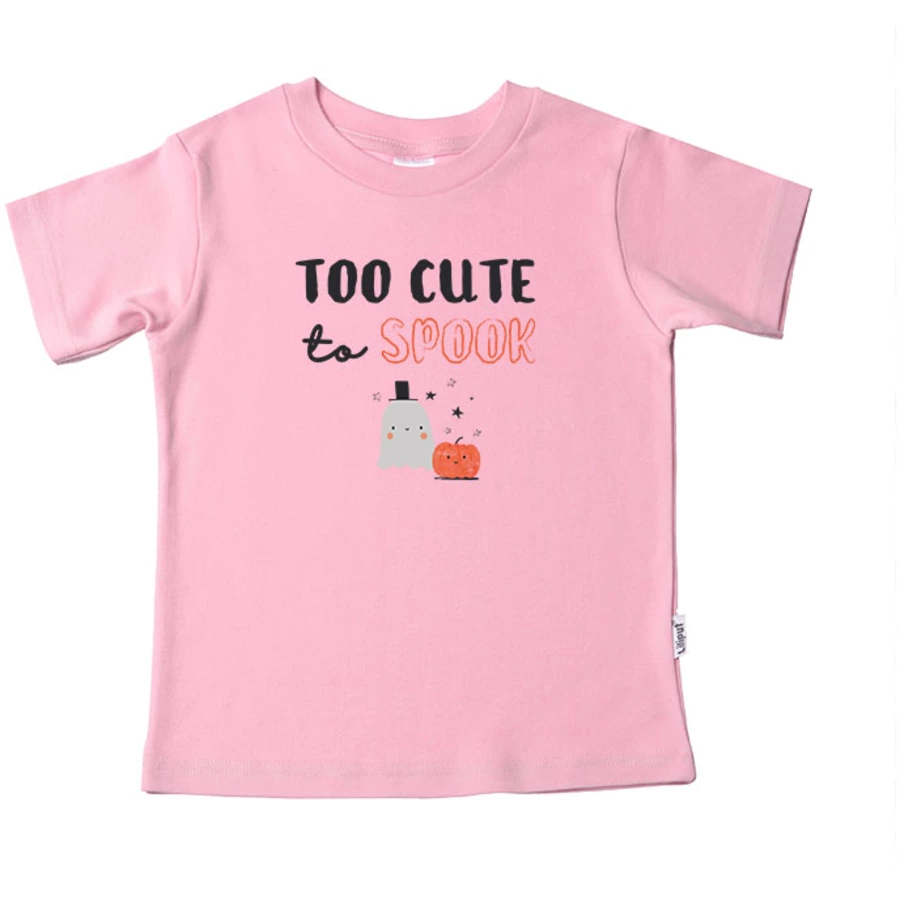 Liliput T-Shirt Too cute to Spook rosa