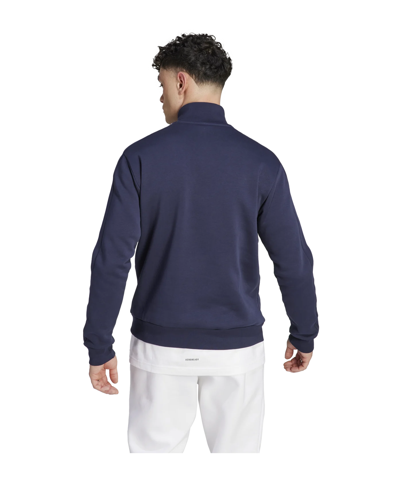 adidas Essentials Fleece HalfZip Sweatshirt Blau