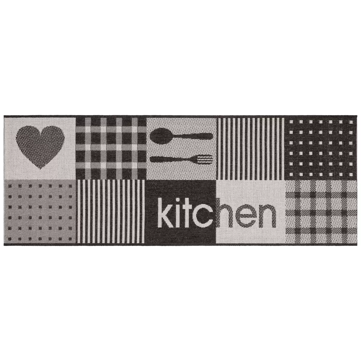 Küchenläufer Kitchen grau,anthrazit