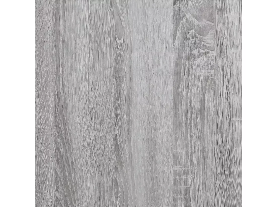 Bibliothèque sonoma gris 78,5x33x153 cm bois d'ingénierie