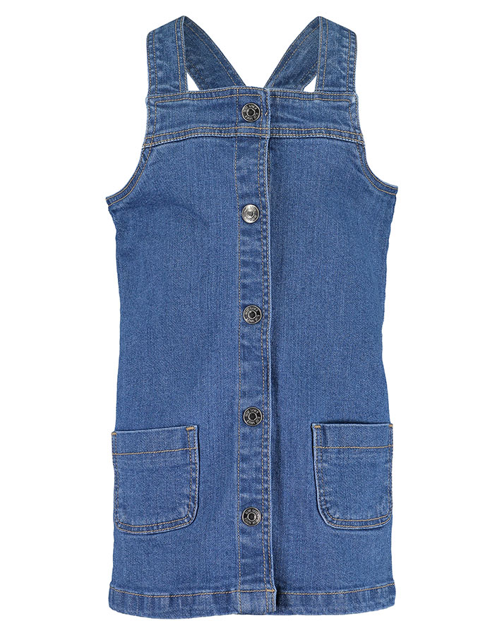 Jeans-Latzkleid FRIENDSHIP in blue denim