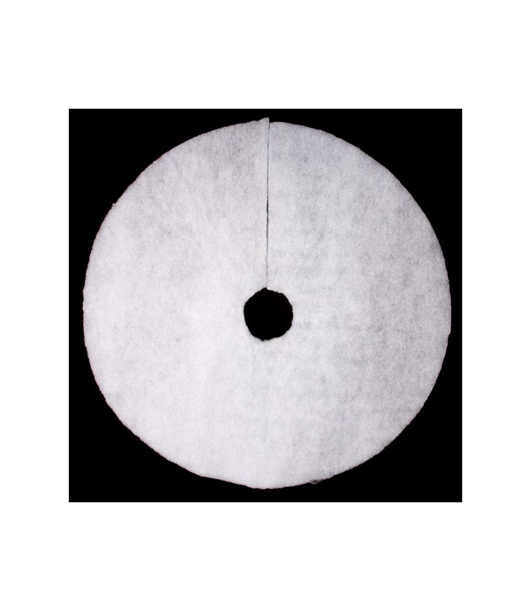 Tapis de Neige avec Paillettes Sapin 100cm Blanc