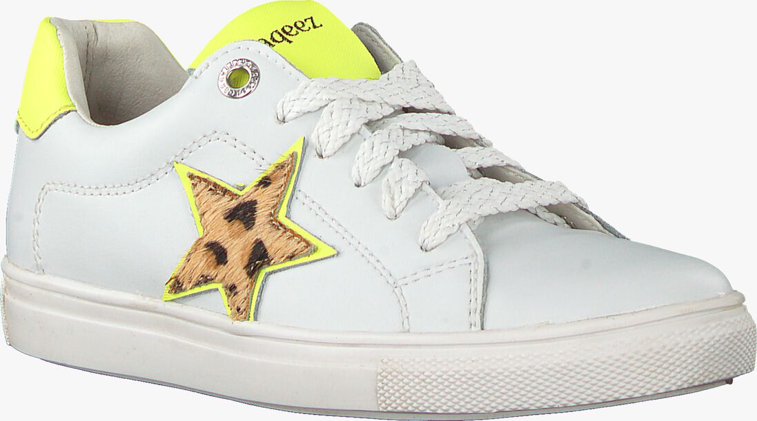 BRAQEEZ witte braqeez lage sneakers leigh louwies