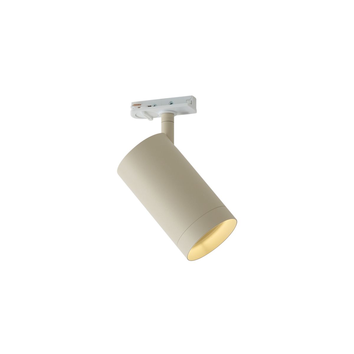 Moderne spot beige voor railsysteem 1-fase GU10 70mm - Iconic Jeana Luxe