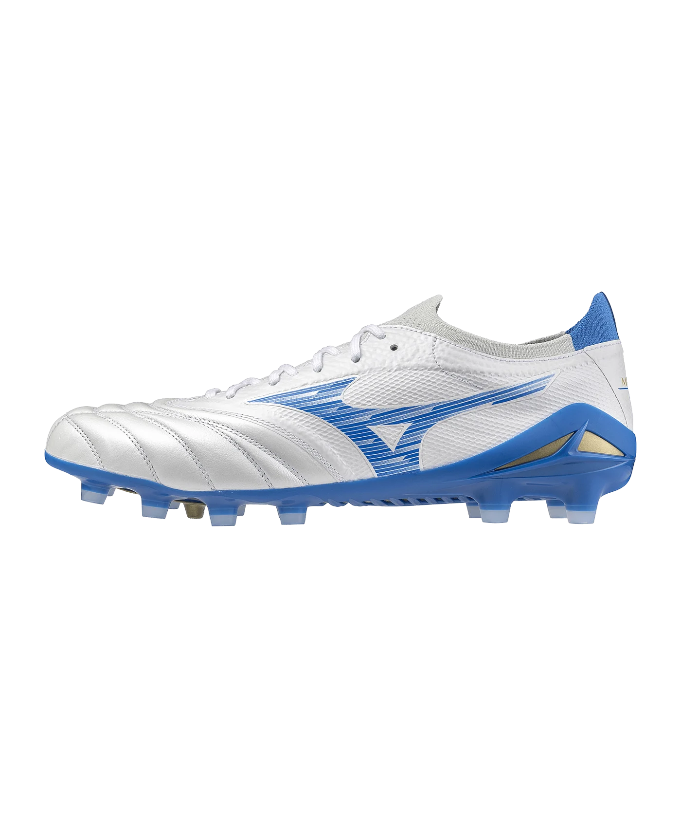 Mizuno Morelia Neo IV Beta Elite FG Mugen Weiss Blau F25