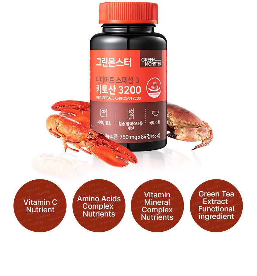 GREEN MONSTER - Dieet Special 3 Chitosan 3200