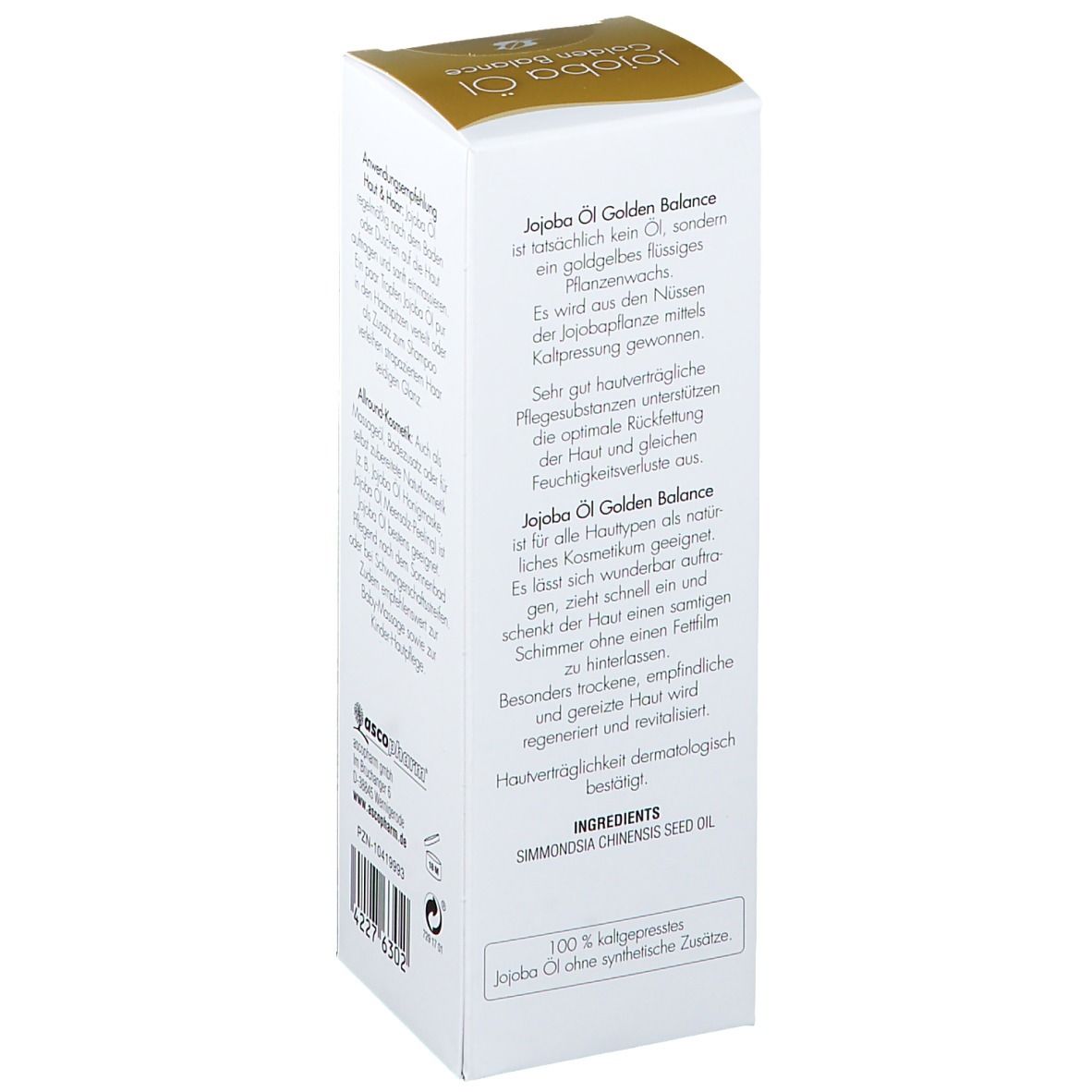 SoVitabeauty® Jojoba Öl Golden Balance