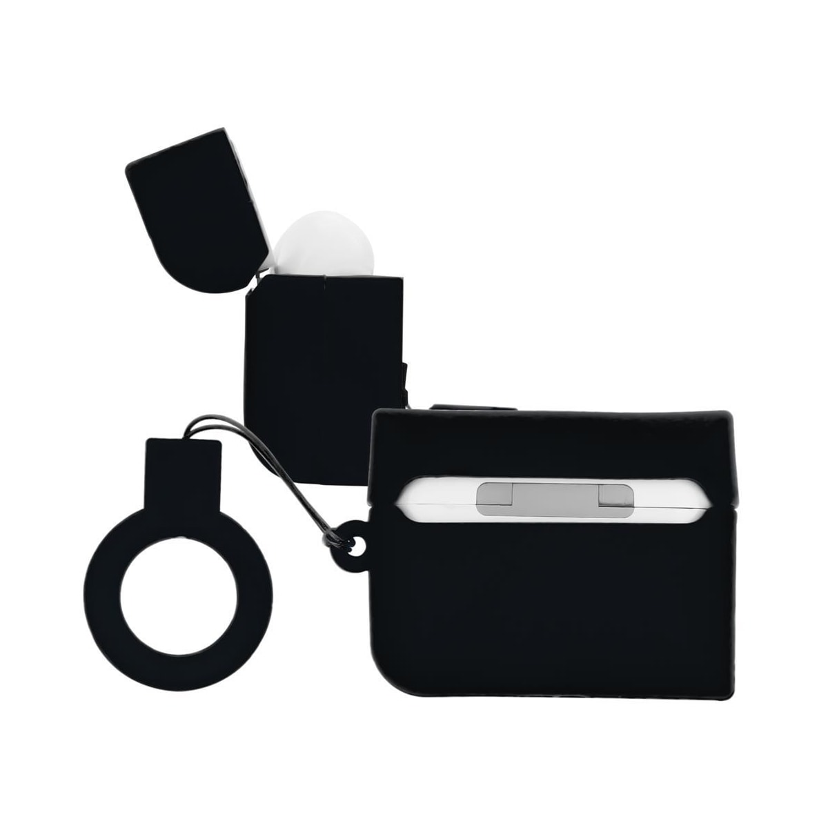 TPU AirPod etui Veske (svart)