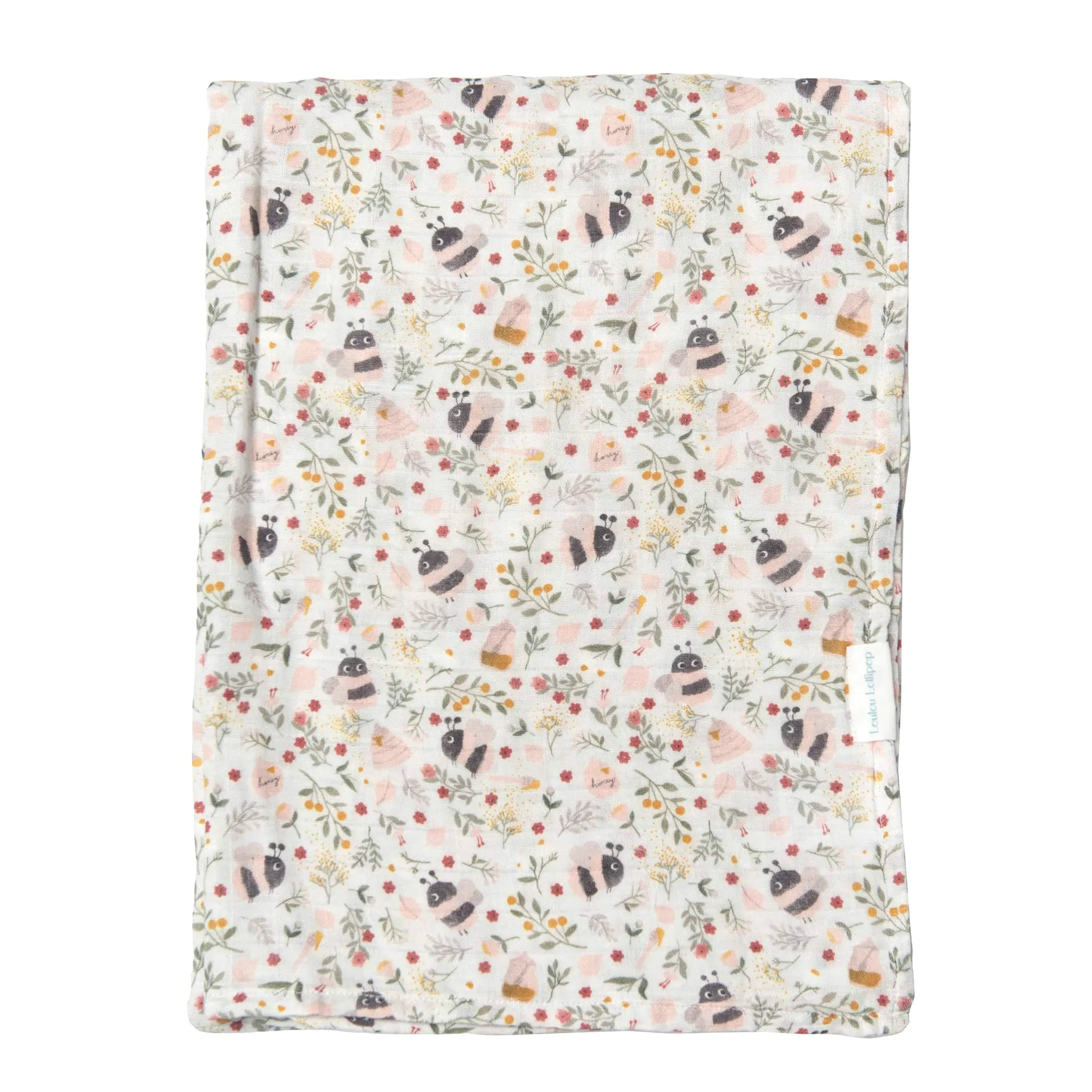 Loulou Lollipop Couverture Mousseline Bambou -  Abeille