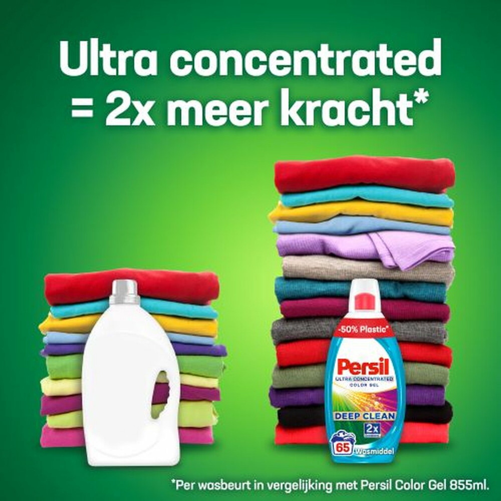 Persil Wasmiddel Gel 2 x 65 Wasbeurten Deep Clean Ultra Concentrated Color2 x 1,3 liter