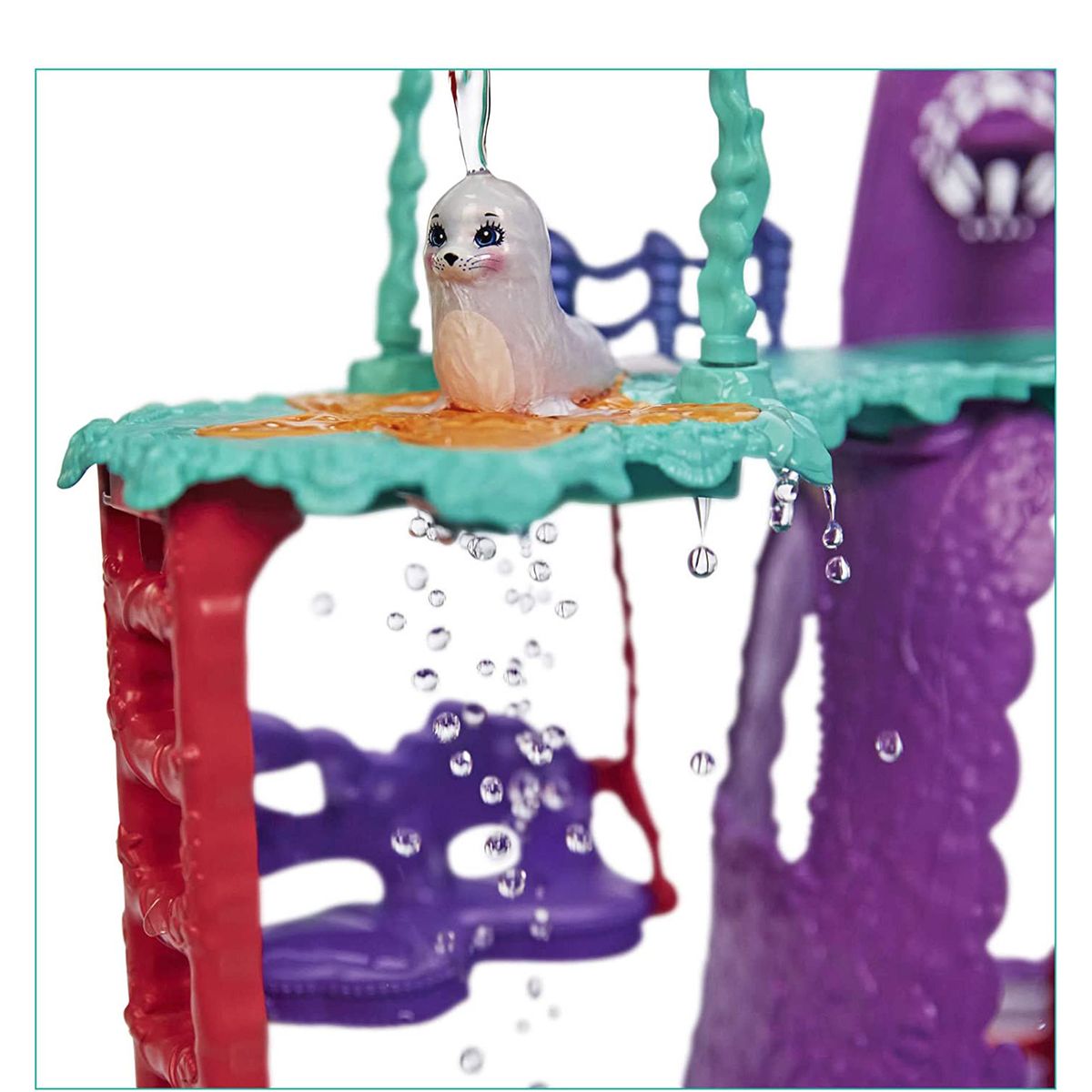 Mattel HCG03 - Royal Enchantimals - Ocean Kingdom - Spielset, Unterwasser-Abenteuerpark