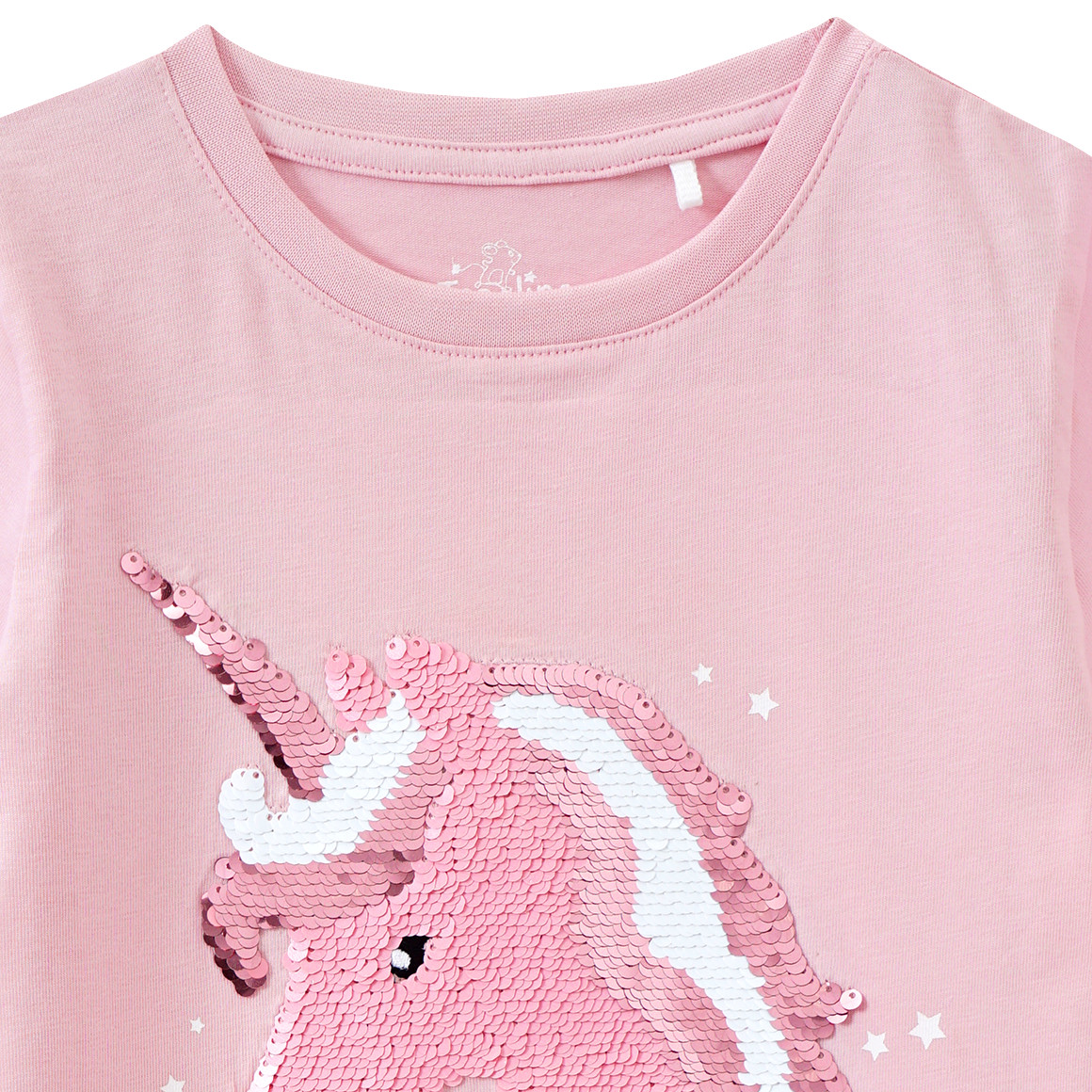 Topolino Mädchen T-Shirt mit Wendepailletten rosa