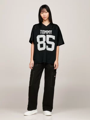 Camiseta Tommy Remastered Dual Gender Mesh Jersey Oversized