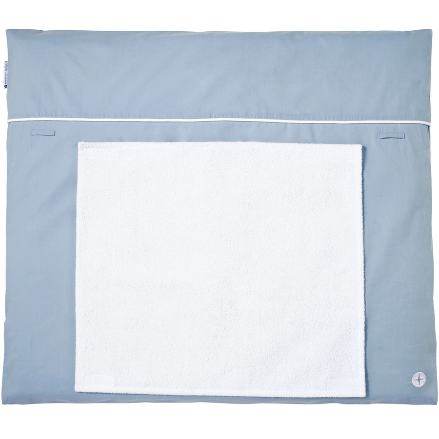 Nordic Coast Company Wickelauflage Blau-Grau