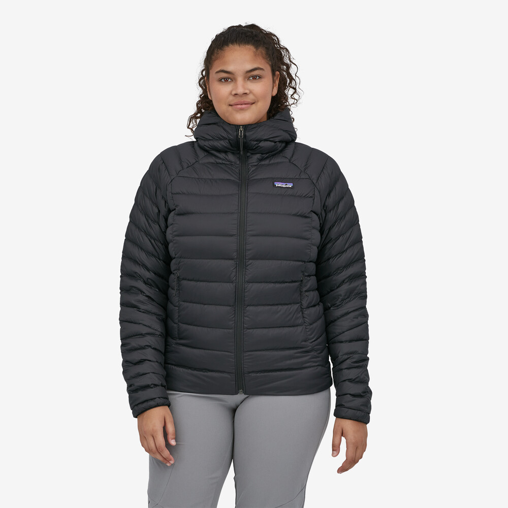 Damen-Daunenpullover mit Kapuze