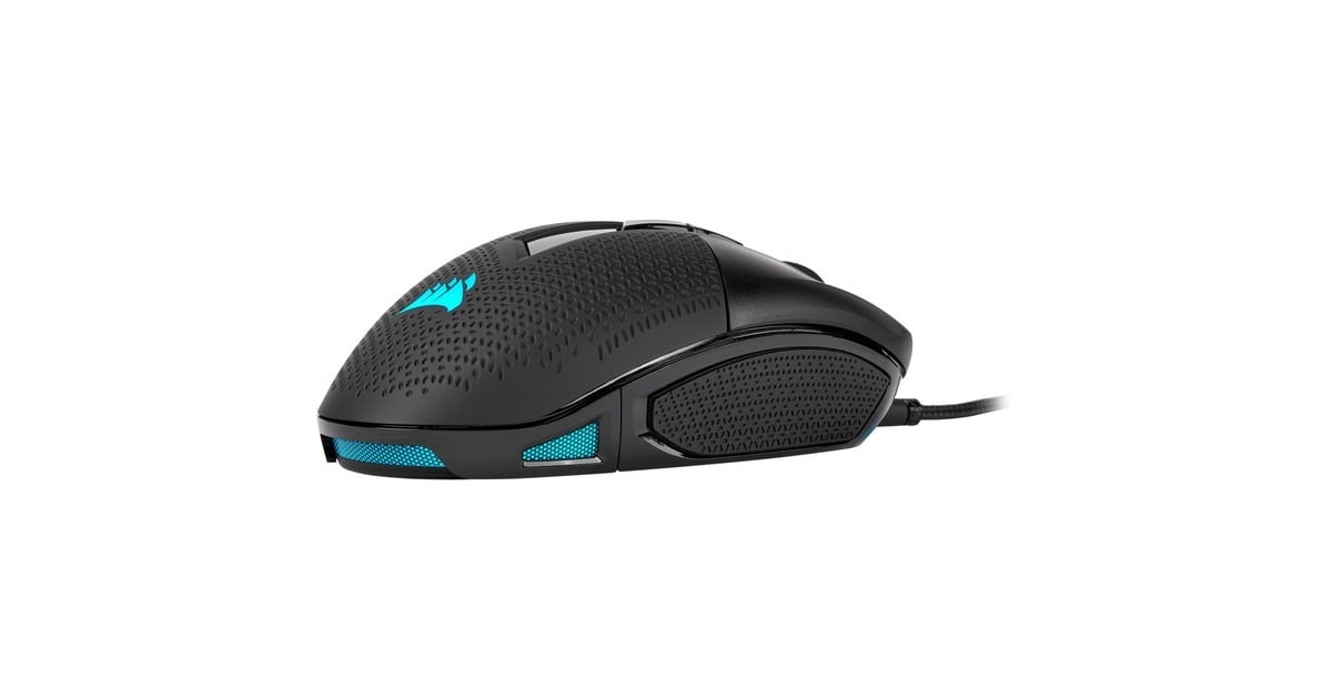 CorsairNightsword RGB gaming muis  (Zwart, 100 - 18,000 dpi, RGB leds)