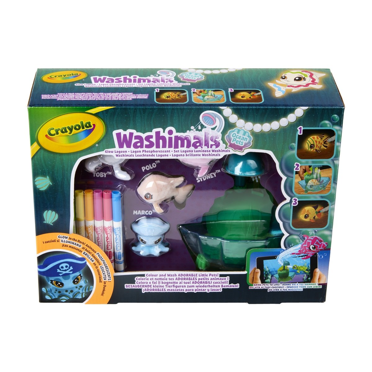 Coffret lagon phosphorescent Washimals