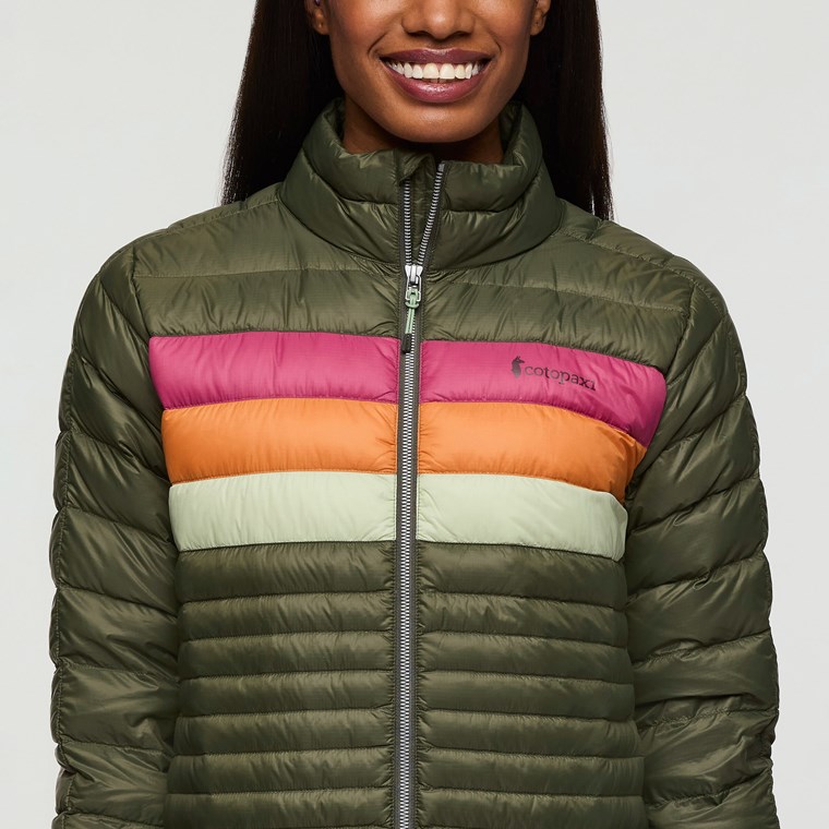 Cotopaxi Fuego Down Jacket Fatigue Stripes