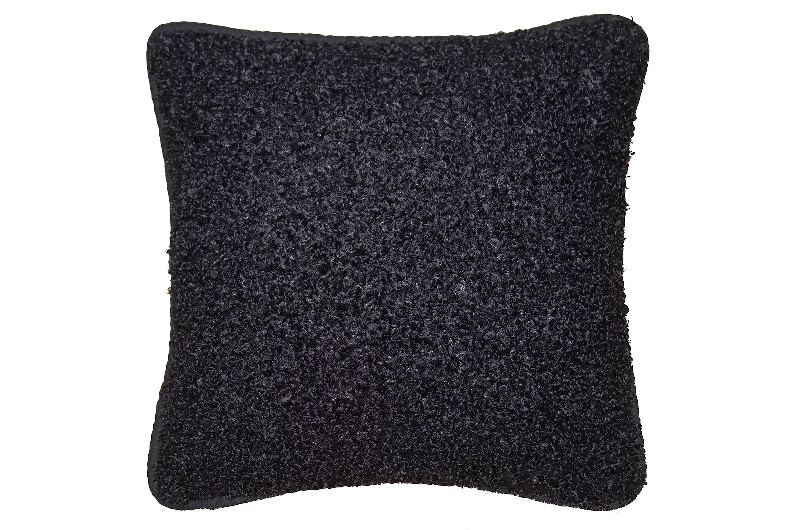 Curly pute Sort 50x50 cm