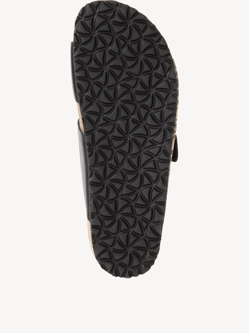 Leren Slipper - zwart