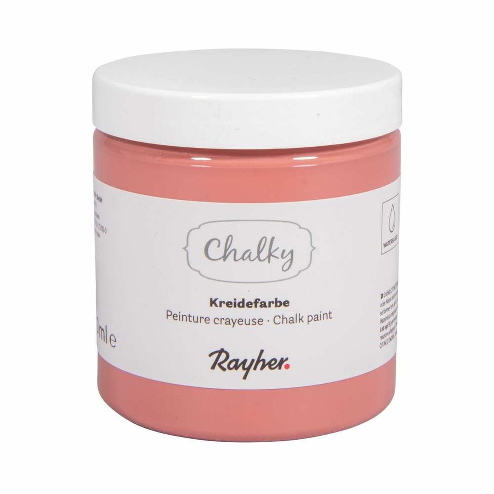 Peinture craie rouge tuile - chalky finish - 230 ml